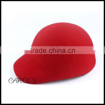 red riding wool felt hat for unisex,new style wool baseball caps