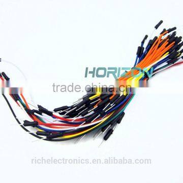 Male to Male Solderless Flexible Breadboard Jumper Cable Wires 65Pcs