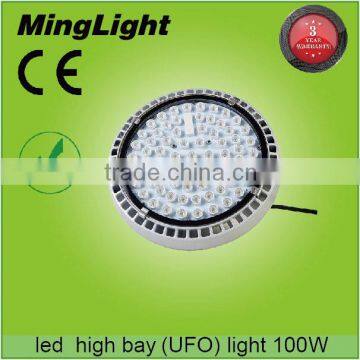 100w industrail ufo led high bay light with 130lm/w 13000lm high brightness