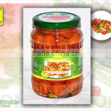 Jar pickled cherry tomatoes - Thongtan's products with high quality