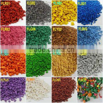 Hot Sale Wet Pour EPDM Rubber Granules, EPDM Rubber Chips and Crumb Rubber-FN-A-16080801