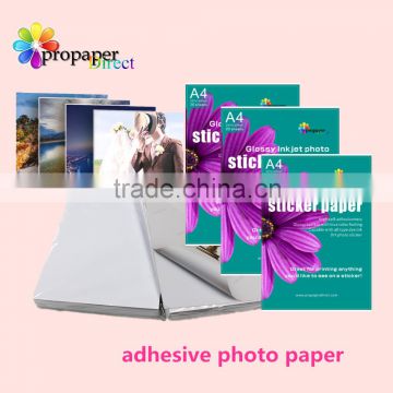 inkjet glossy adhesive photo paper