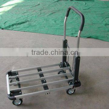 aluminum multi position aluminum trolley/platfrm hand truck