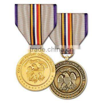 Metal Cold War Victory Commemorative Military With Webbing