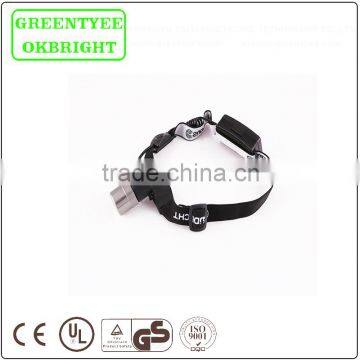 portable high power rechargeable creee led headlamp with adjustable Nylon head strap