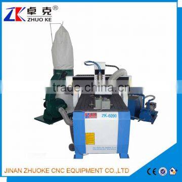 PCI NcStudio Controller CNC Engraving Machine For Wood Acrylic ZK-6090 600*900MM With Vacuum Table&Dust Collector