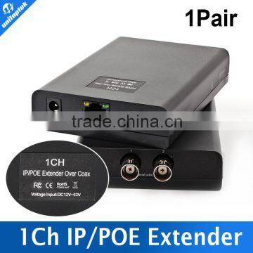 IP Camera Netcom Signal Transmission Amplifier a Cable Can Extend 2500 Meters 1CH NETWORK POE Extender