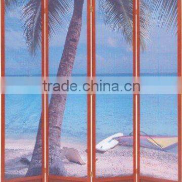 Beach and Coco Folding Screen