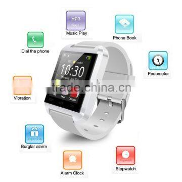 U8 Bluetooth Watch Smart Wristwatch Phone Mate for Smartphones IOS Apple Iphone Android Samsung S2/s3/s4/s5/note 2/note 3 HTC