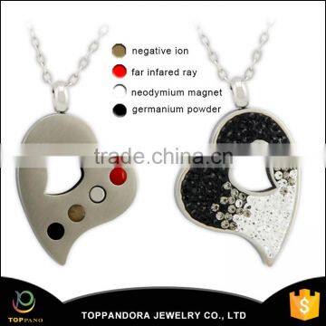 hot sale stainless steel magnet pendant solar energy pendant