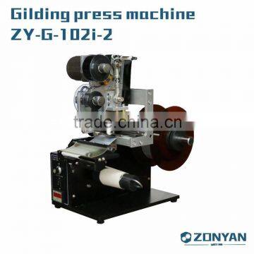 Gilding press machine