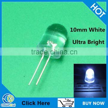 2016 Wholesales Ultra Bright Through Hole Outdoor Led 10mm White photo-2