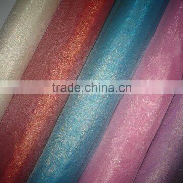 150 cm width sparkle organza fabric