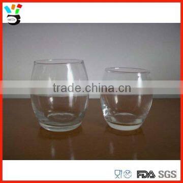 Round shaped 250ml/320ml rock n roll whisky glass cup