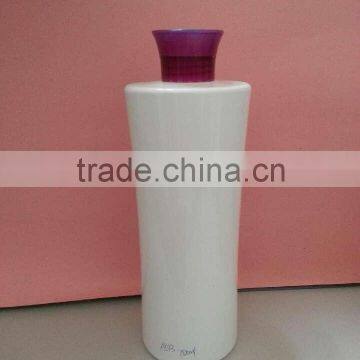 white PET bottle with crown cap for shampoo/new design bottle