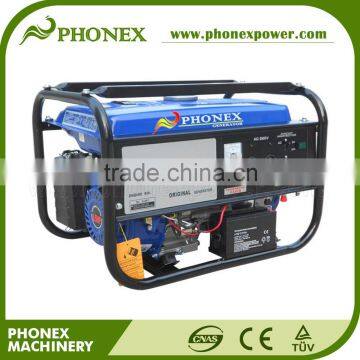 Portable Rated 2000 Watt Single Phase 220V AC Petrol generator 2kW