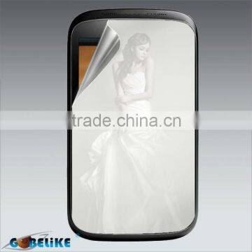 Anti-finger mirror screen protector screen guard for HTC Desire C mobile phone screen protector film