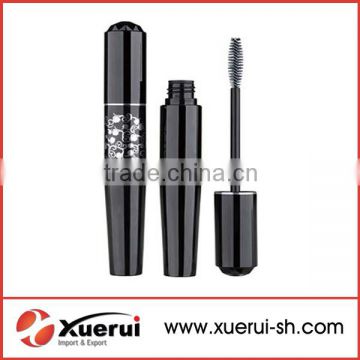 empty mascara tube, black cosmetic mascara container