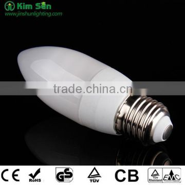 CFL Candle shape Energy Saving Bulb 7mm 5-11w 250lm-550lm