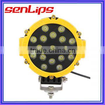 51watts led work light waterproof IP67 hot sell car jeep suv utv led lighting