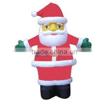 Good quality new design Giant Inflatable Christmas Santa Claus Dancing for Western Festival