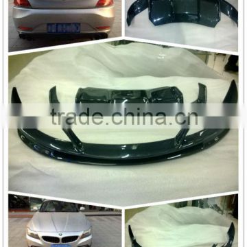 high quality carbon fiber Z4 front lip spoiler and rear lip spoiler for Z4 E89