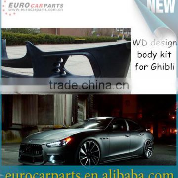 High quality Ghibli black bison Wd design body kit for Maserati Ghibili 2013~