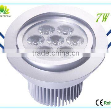 Hot sale 7w recessed led ceiling lights with best quality