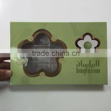 (Hot Sale) Custom Dessert Box, Chocolate Box, Candy Box, With a Transparent Window photo-2