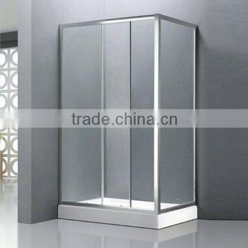TB-T3310 simple glass cheap pivot door shower enclosure