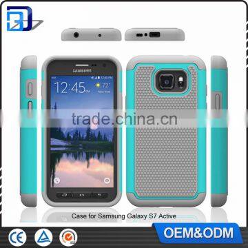 New Armor Hybrid 3 in 1 Football Texture Rugged TPU Silicone PC Back Cover For Samsung Galaxy S7 Active Phone Case Paypal Accept photo-2