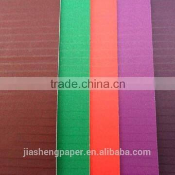 3 layers colored paper carton board sheets corrugated cardboard sheets