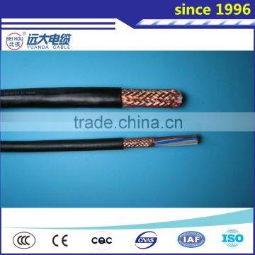 Copper core PVC insulated and sheathed braided shielding control cable