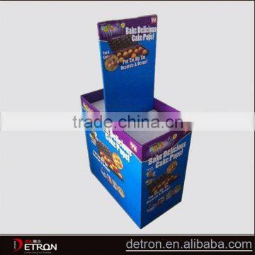 Customized durable paper food pallet display