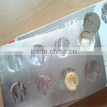 Soft Temper and Pharmaceutica Use pill Foil blister packaging