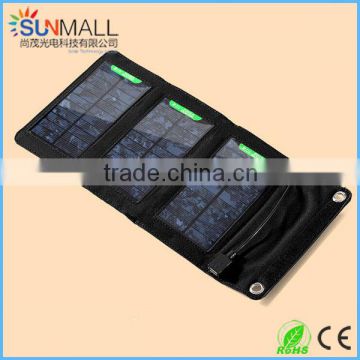 High Efficient 5W Foldable Solar Panel & Battery Charger