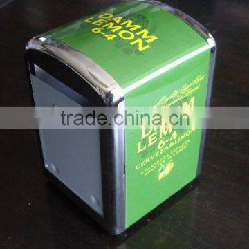 Tin tissue box, metal napkin holder napkin dispenser