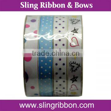 Popular Grosgrain/Satin Printed Ribbon