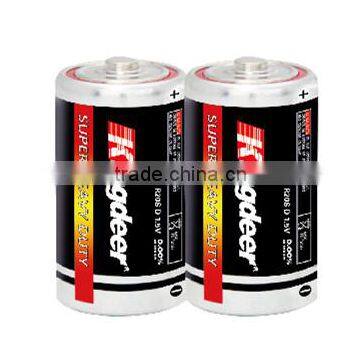 METEL JACKET D BATTERY, R20 CARBON ZINC DRY Cell BATTERY