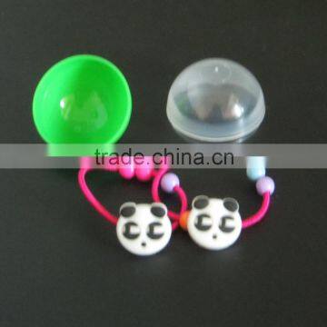 Hair accessories Promotional Gift Fancy PVC Cute Hair band in Plastic Egg