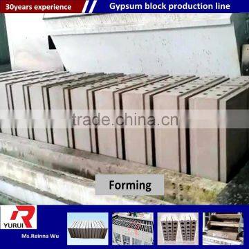 JH-GBL 20,000~300,000sqm Gypsum Block Construction Machine Line /gypsum Block Production Line