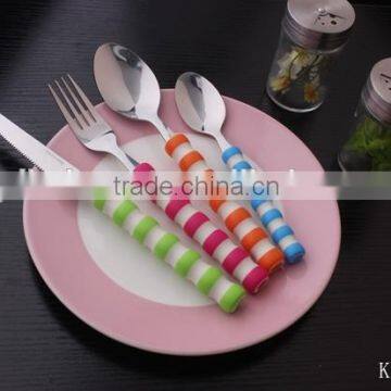 Jieyang Plastic Handle Stainless Steel Cutlery - KX-P061