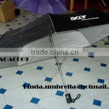 [AOAC009] Promotional umbrella, auto open&close 3 folding umbrella