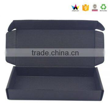 Hight quality black electronic packaging box with display