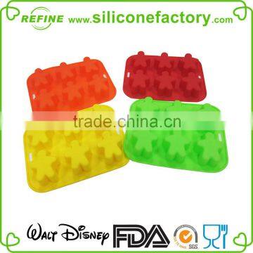 Lovely food grade GINGERMAN designed silicone cake mould