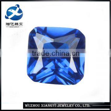 high hardness princess cut blue lab created spinel gemstone with factory prices