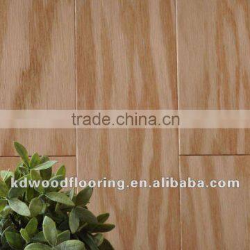 Rotary Cut Veneer Red Oak Wood Flooring