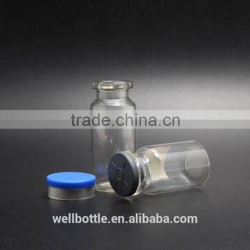 clear bayonet bottle with tear-off cover for penicillin vial