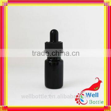 Black Essential Oil Bottle With 5ml Glass Dropper Bottle for Cosmetic Oil Bottle photo-3