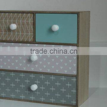 Colorful and Storage Decorative Wooden Drawer photo-2
